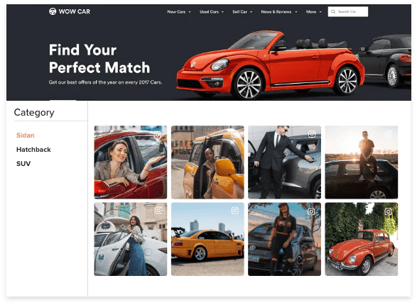 repurpose UGC on website