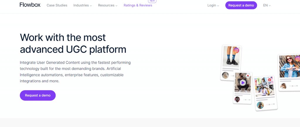 Flowbox - social wall tool