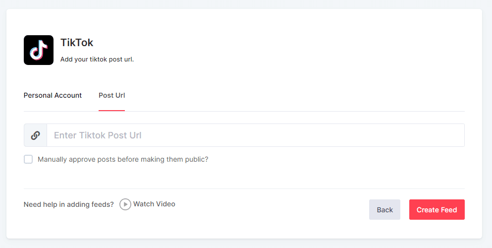 fetch TikTok posts using URL