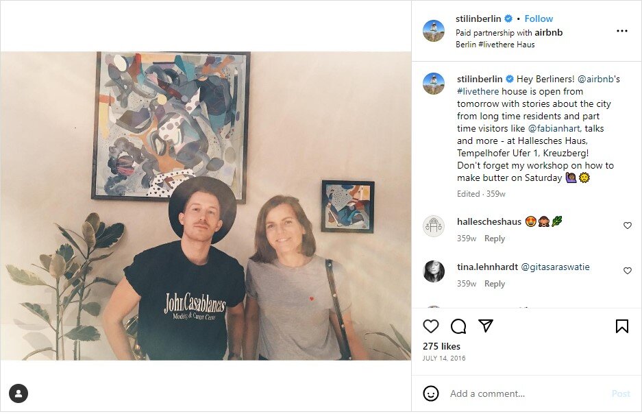 airbnb influencer campaign