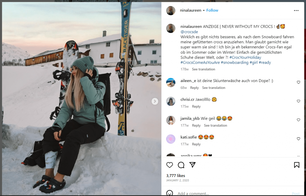 Crocs's campaign #ComeAsYouAre