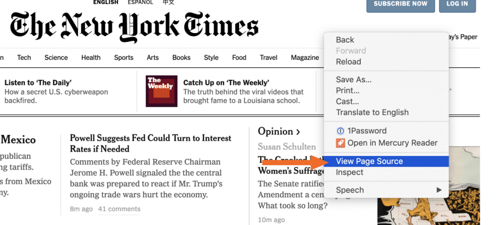 embed rss feed in html