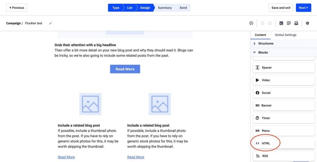 embed an Instagram feed on activecampaign