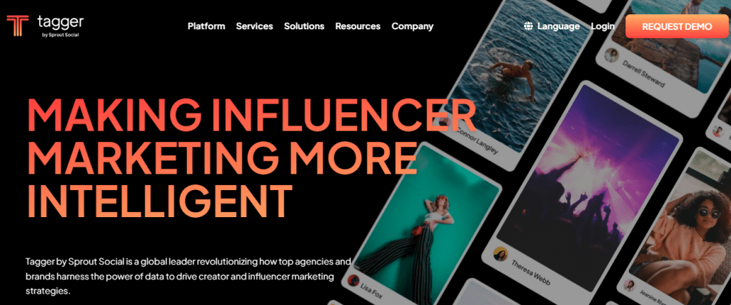 Tagger influencer marketing tool