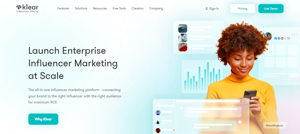 Klear influencer marketing tool