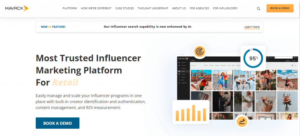 Mavrck influencer marketing tool