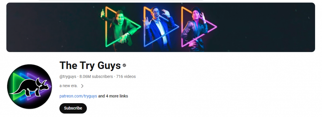 The Try Guys YouTube Influencer