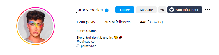 James Charles - Beauty Influencer