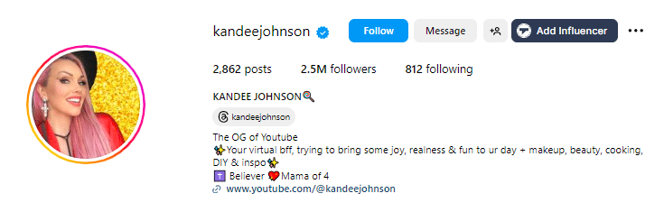 Kandee Johnson - Top Beauty Influencer