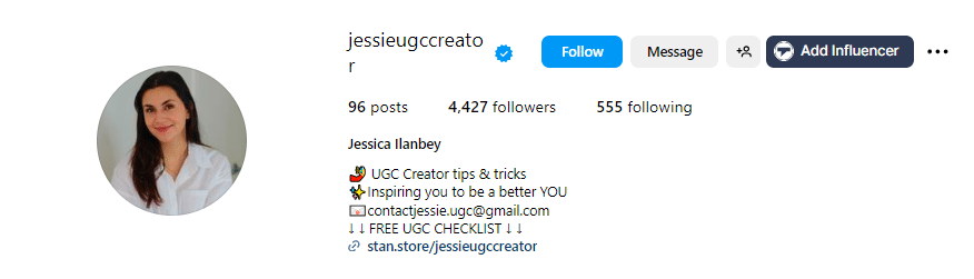 Jessica Ilanbey: Beauty Influencers