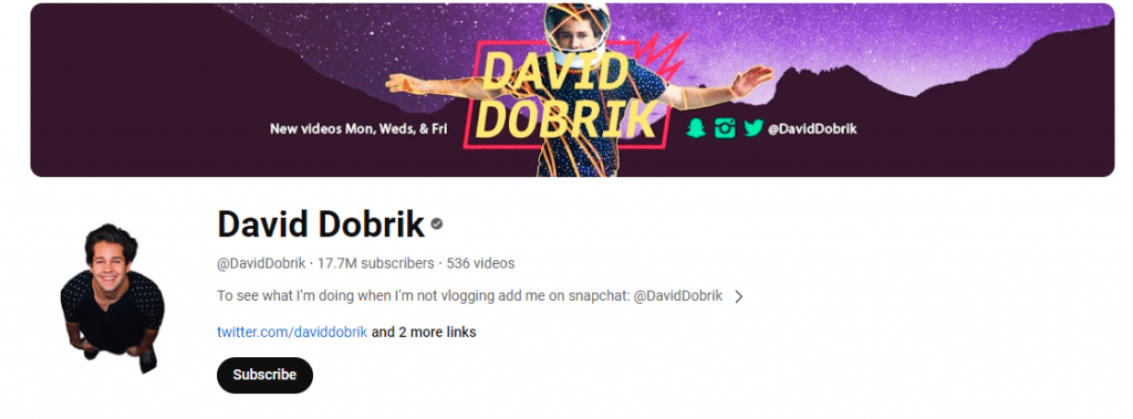 David Dobrik YouTube Influencer