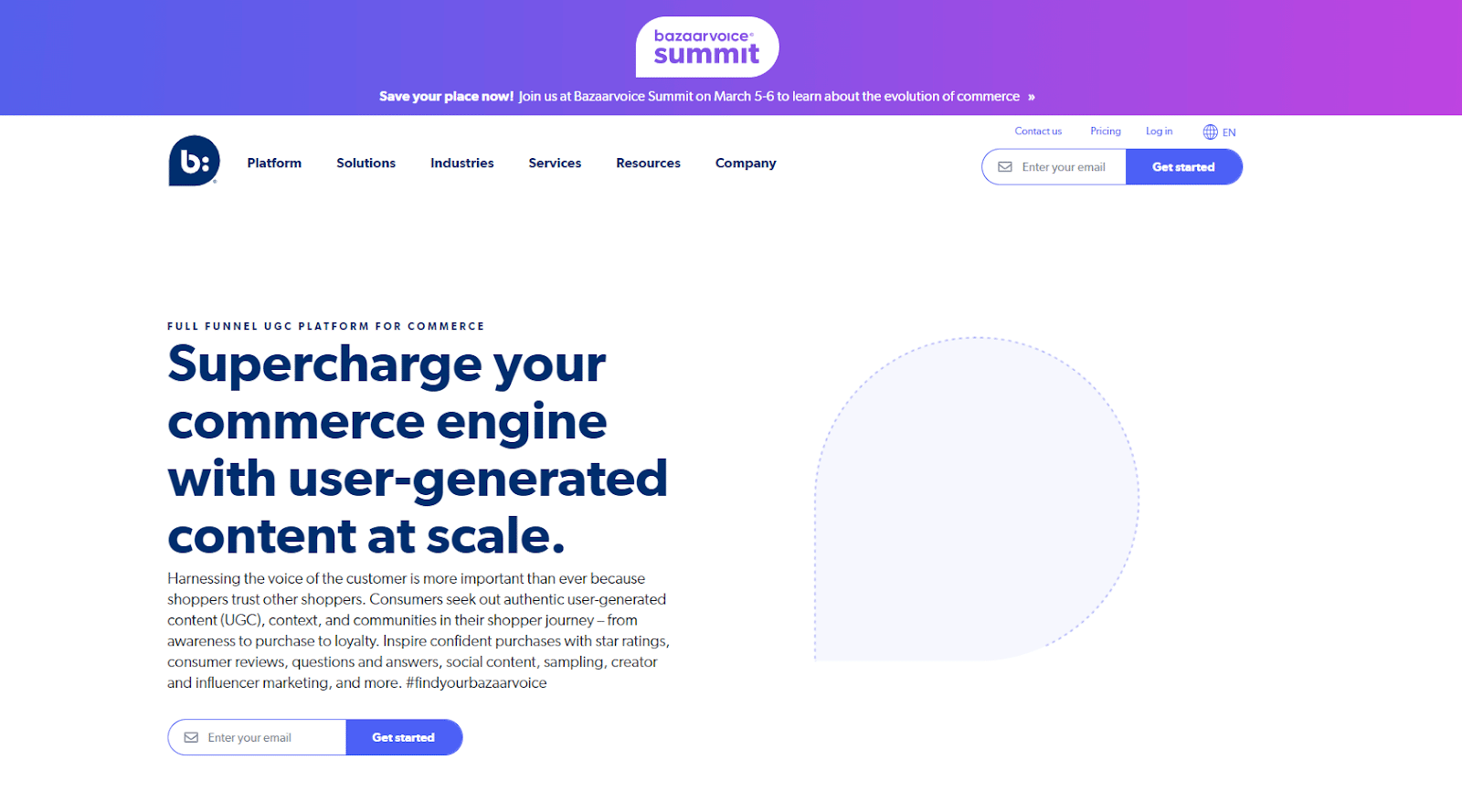 bazaarvoice as grin alternative