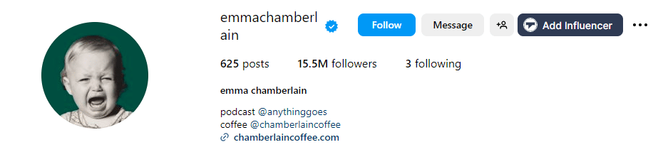 Emma Chamberlain - Famous Gen Z Influencers