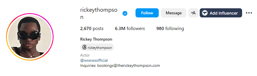 Rickey Thompson - Gen Z Influencers