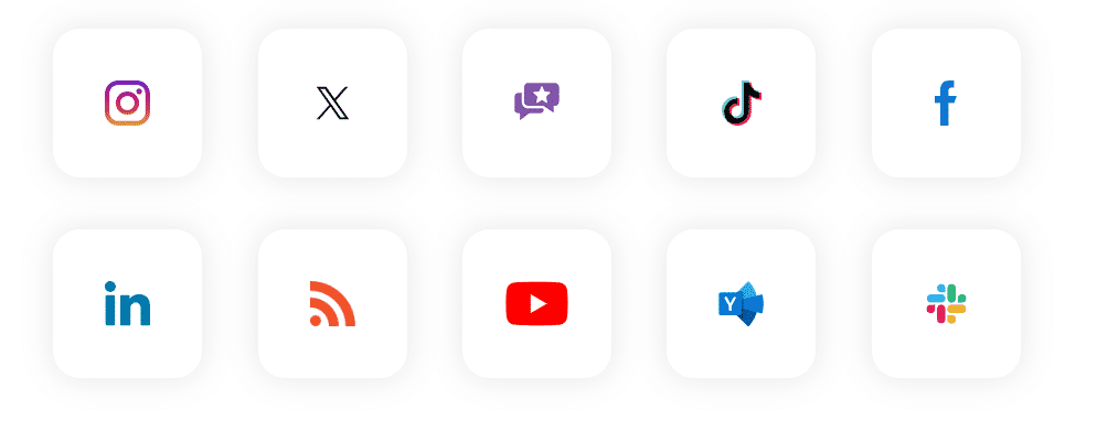 Collect UGC from different sources