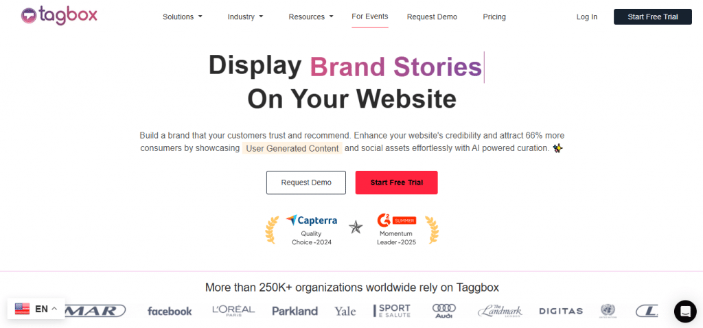 Taggbox - best SociableKIT Alternatives