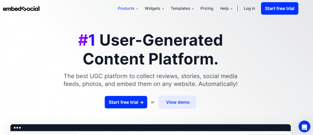 embedsocial dashboard