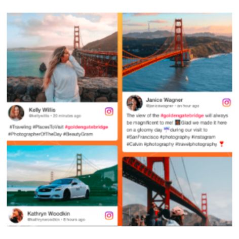 embed Instagram hashtag feed on website