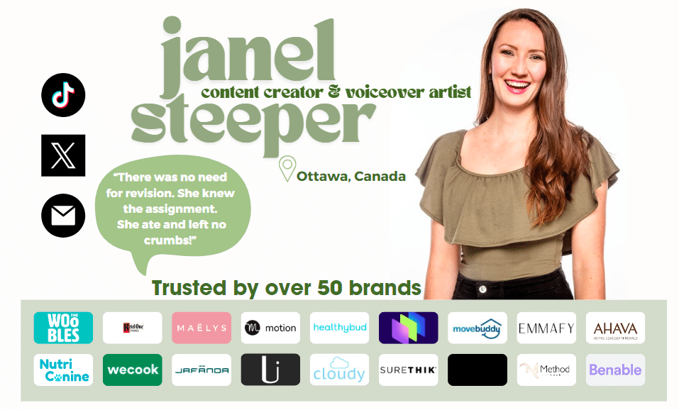 Janel Steeper - UGC Portfolio