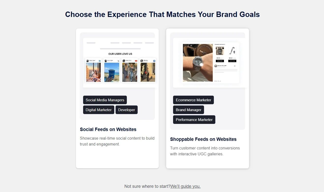 onboarding process to taggbox