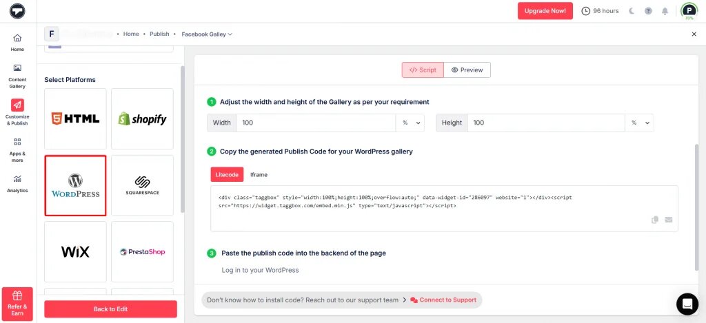 embed google reviews on wordpress website