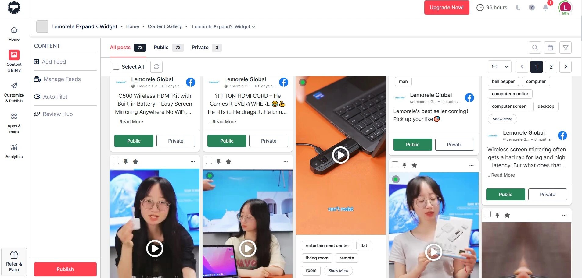 facebook reel gallery