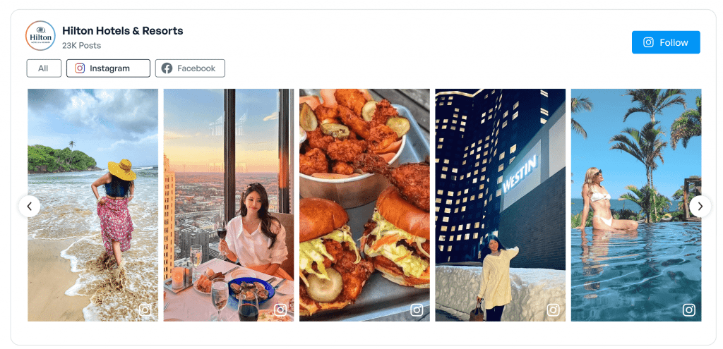 Adding Facebook photo On the Website