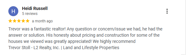 Google Reviews real estate agents