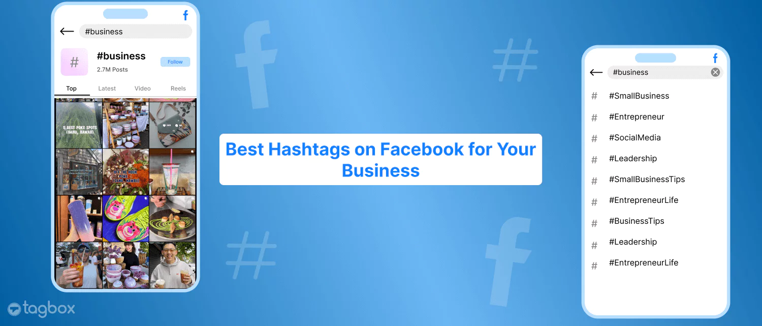 Hashtags on Facebook
