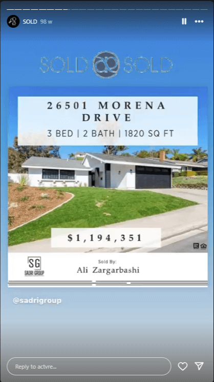 instagram stories for real estate marketing