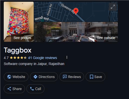 complete google profile information