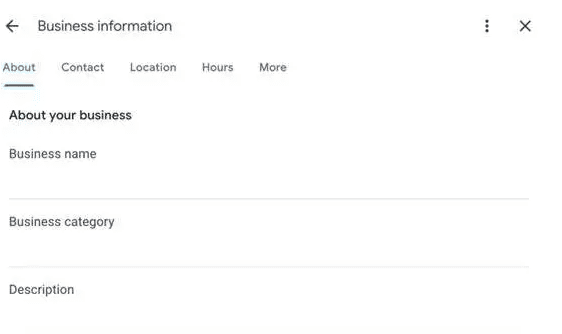 NAP and Website Updates