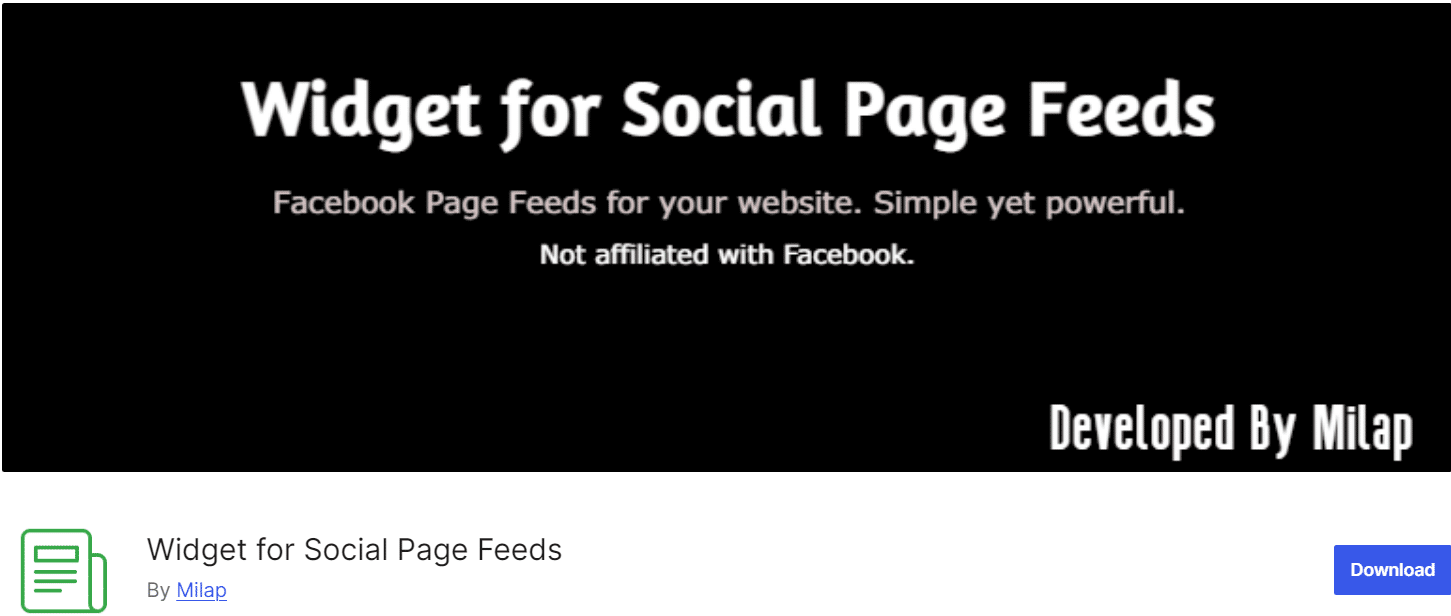Social Page Feeds
