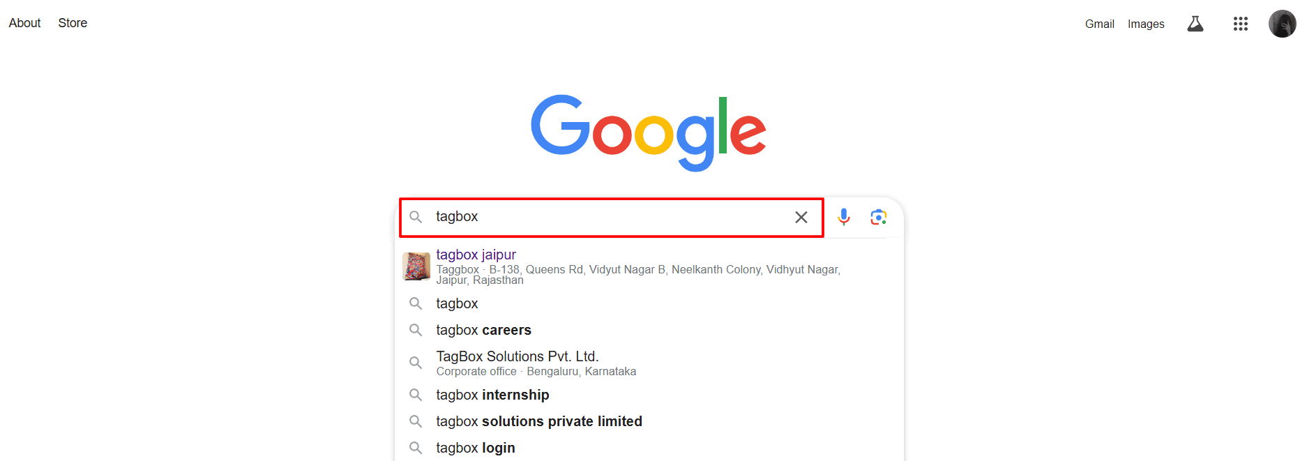 search brand for google review