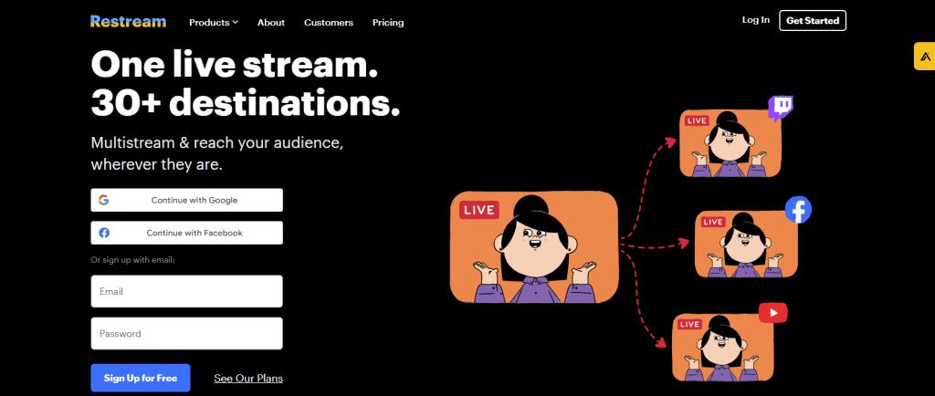 Shoppable Video Platform - Restream