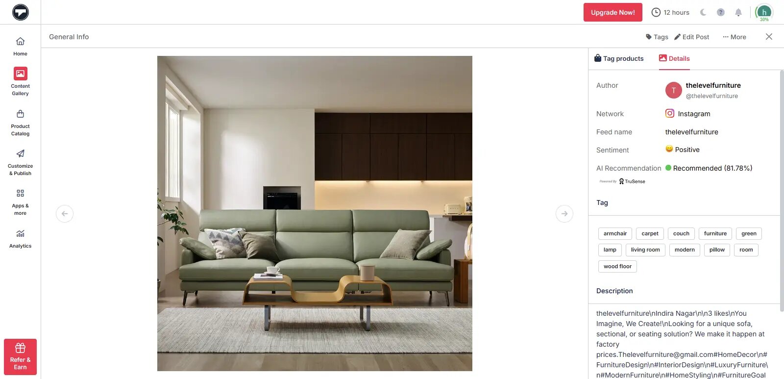 Add required product details