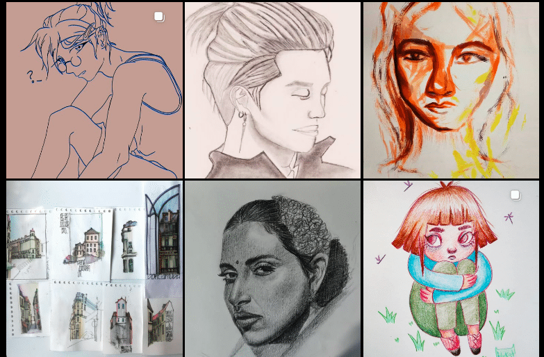 skectch Instagram Feed Ideas