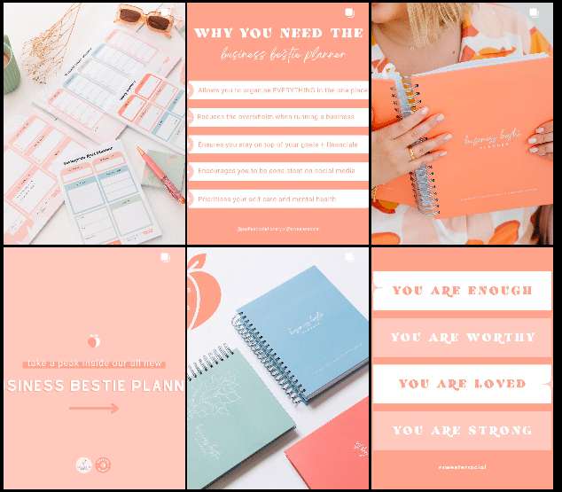 Grid Layout Instagram Feed Ideas