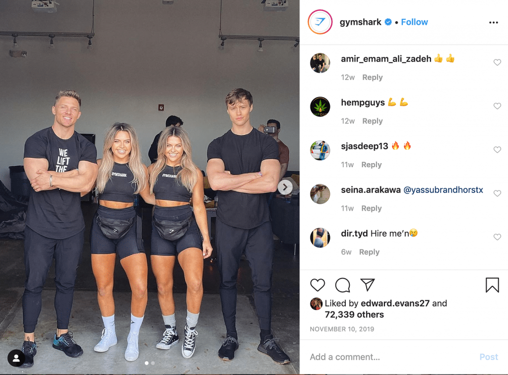 UGC TikTok Ads for Gymshark