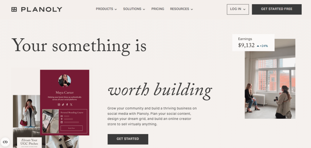 Planoly - instagram scheduling tools