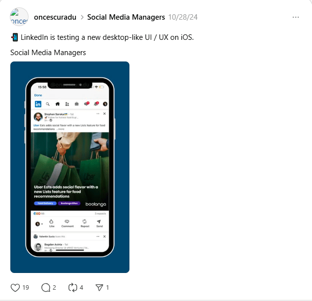 updated navigation bar