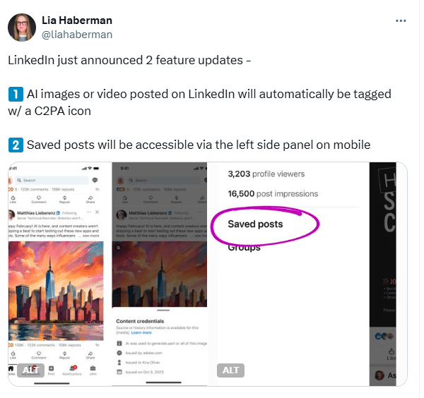 ai generated content label