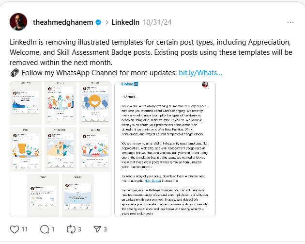 celebration post templates