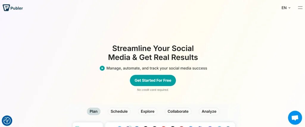 Social media scheduling platform - Publer