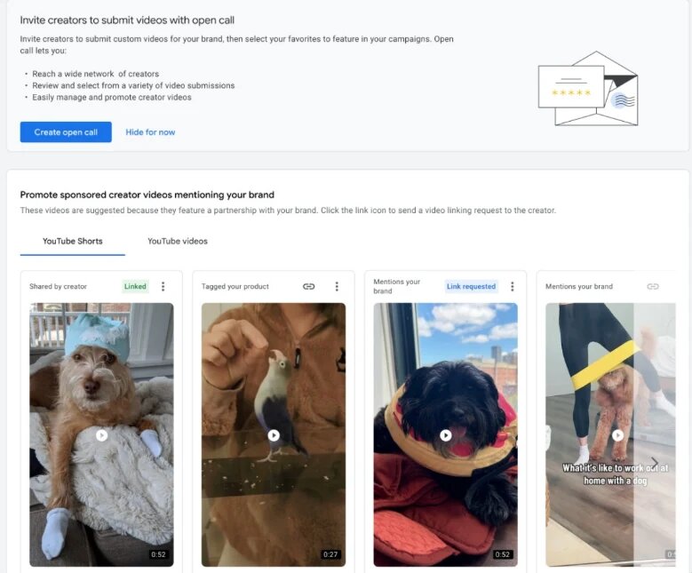 Direct Opportunities for Creators