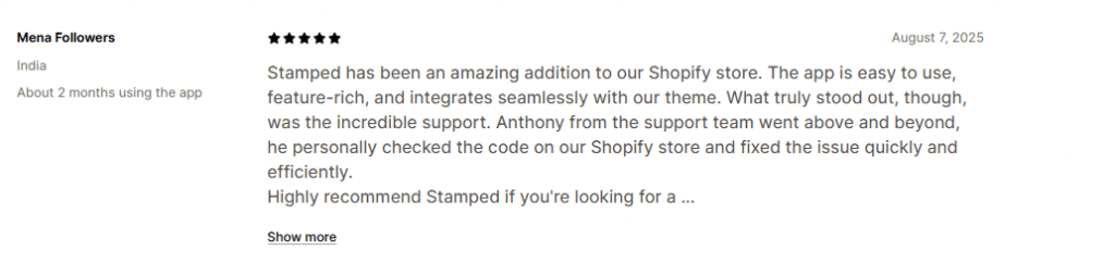 Pros of Stamped.io