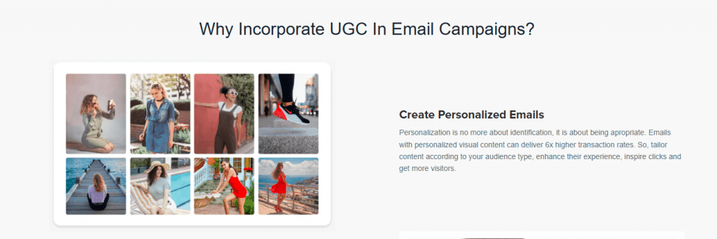 Use UGC in your email campaign through Taggbox