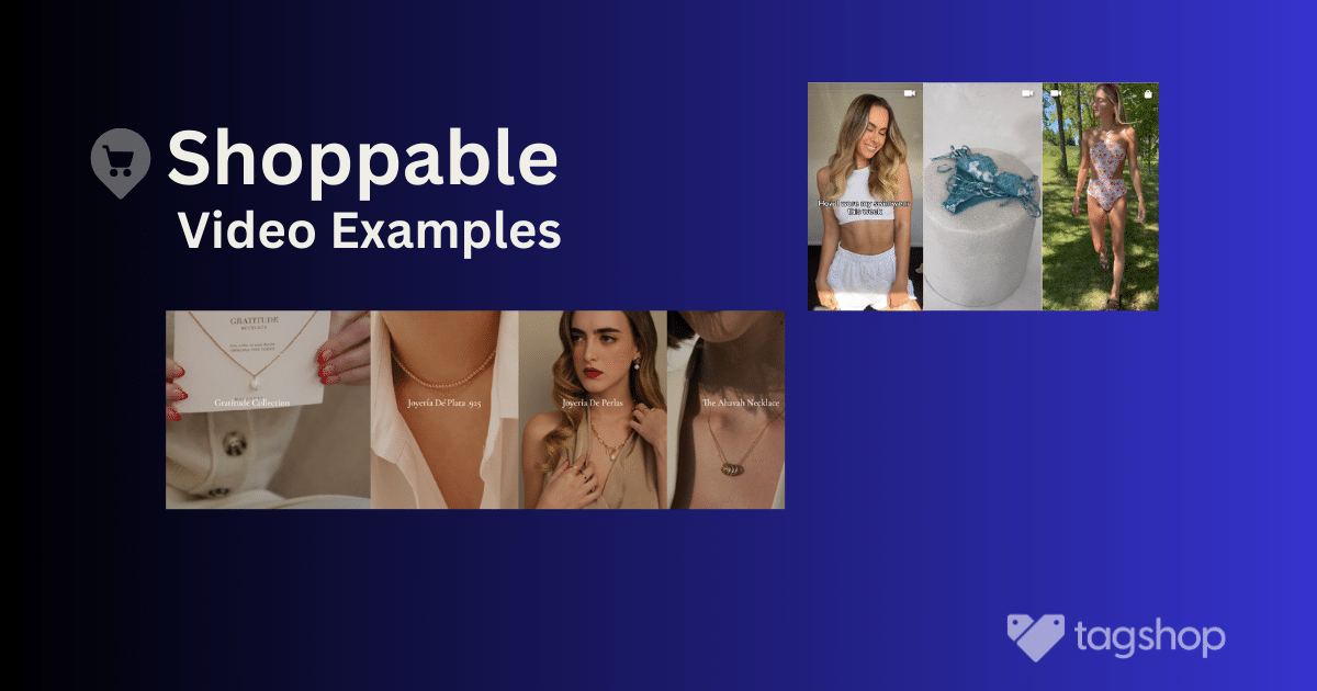 shoppable video examples