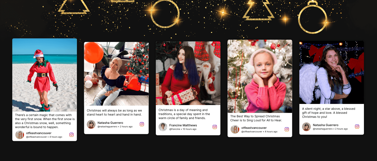 Social Media Christmas Campaigns