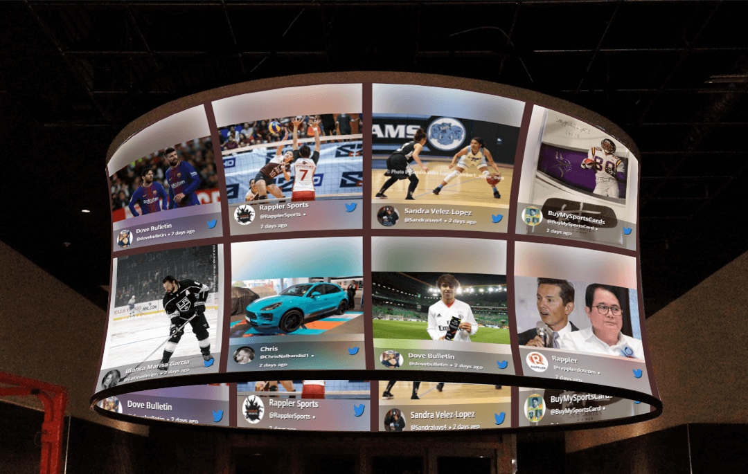 10 Innovative Display Screen Ideas For A Social Wall